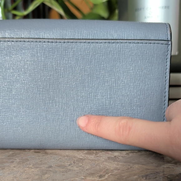Furla Light Blue Leather Wallet - Picture 3 of 16